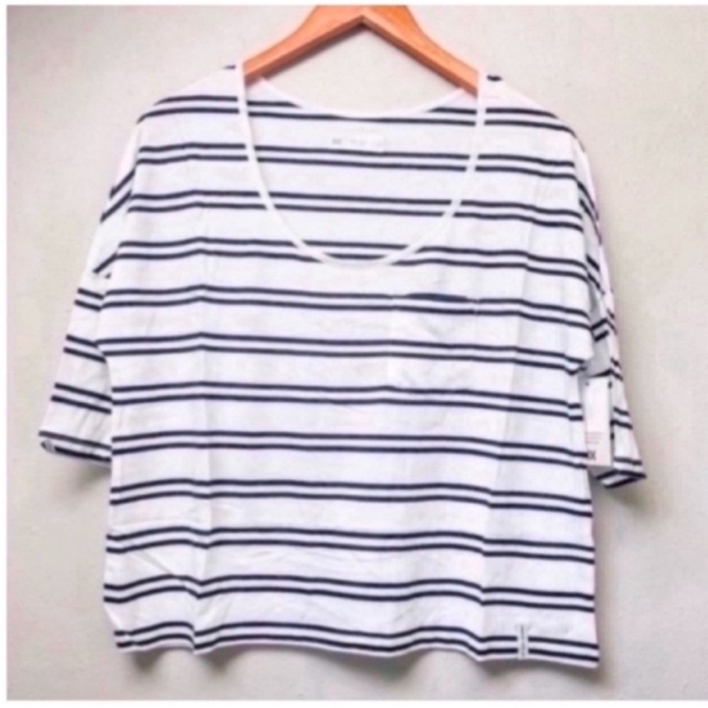 Krochet Kids “Byrdie” Striped Boxy Tee - Picture 4 of 7